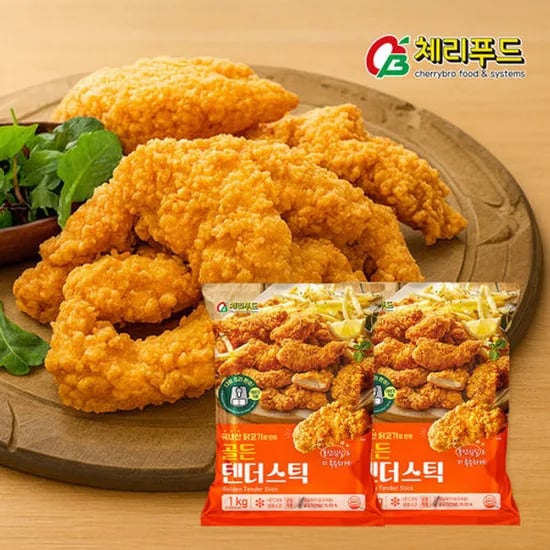 국내산 안심 골든 텐더스틱 1kg 2봉 21,600