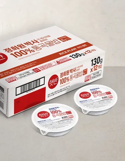햇반 통곡물밥 130g 12입