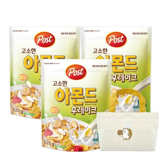 포스트 아몬드후레이크 620g 3개
