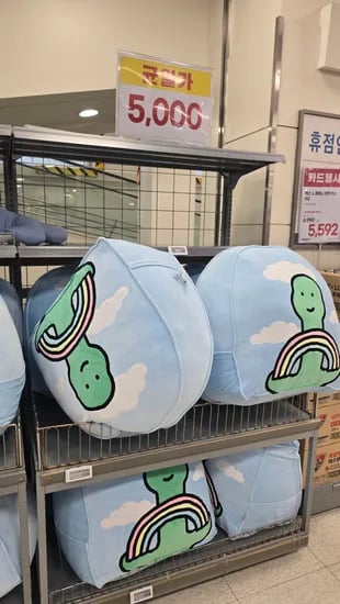 자이엄트 쿨고래 쿠션 조구만 브라키오 베이직 삼각등쿠션 5,000