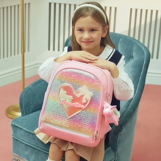 베네통키즈 하트 몰드 책가방