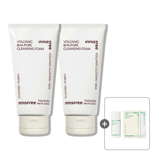 이니스프리 화산송이 바라 모공 클렌징 폼 150g 2개