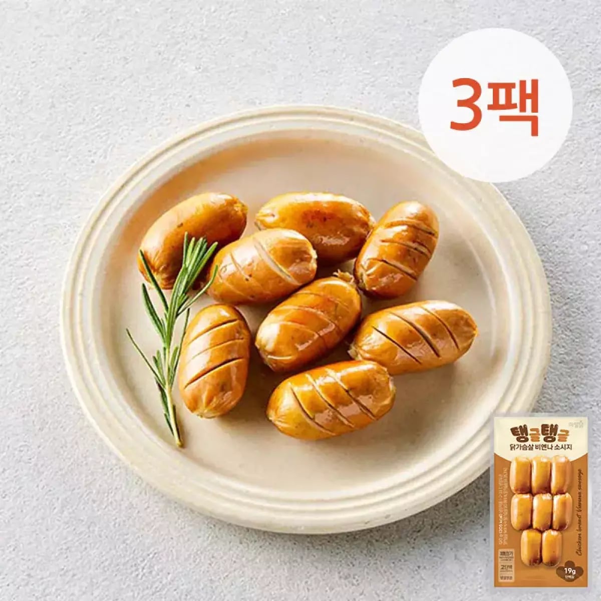 아임닭 닭가슴살 비엔나 소세지 3팩