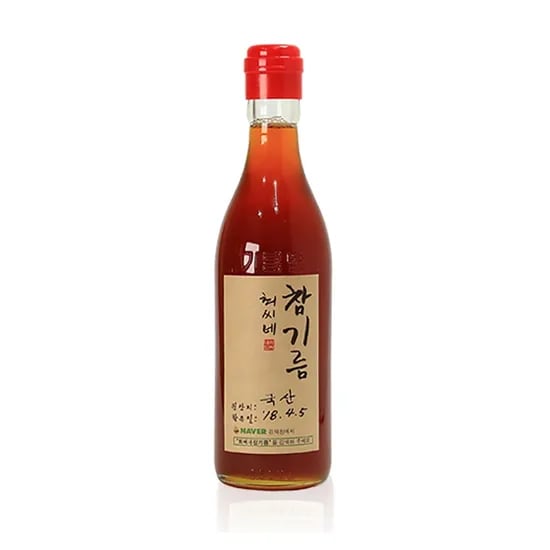 최씨네 국산참기름 350ml 1주일 이내 착유
