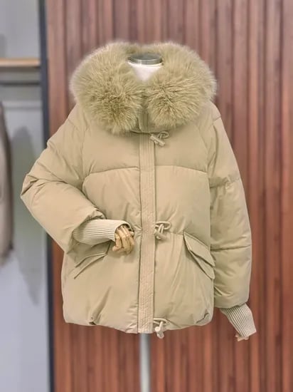 르샵 퍼 탈부착 패딩