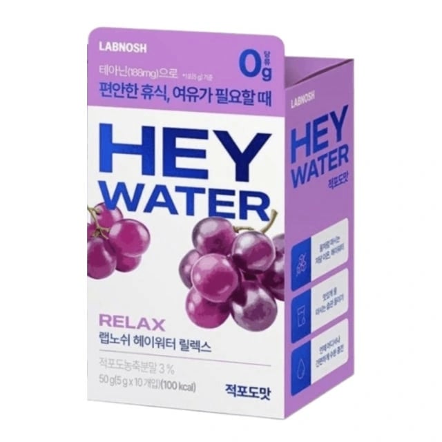 랩노쉬 헤이워터 릴렉스 적포도 5g 10입 x 6박스 총 60포