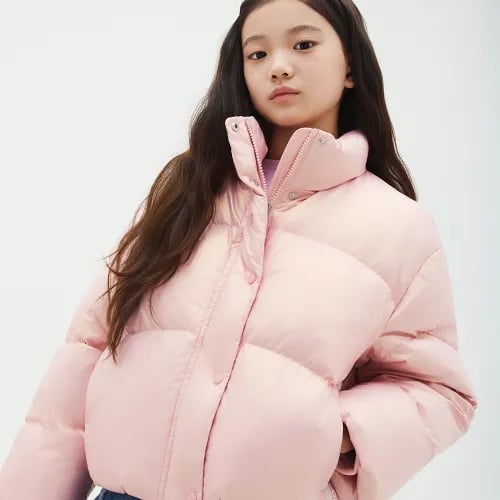 베네통키즈 테이핑 벌룬 덕 다운