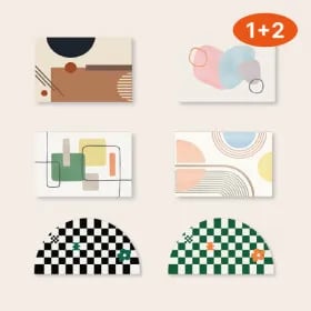 빨아쓰는 규조토 발매트 1+2
