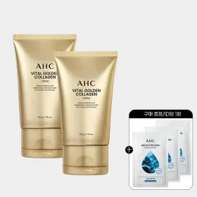 AHC 바이탈 골든콜라겐 크림 50g 2개 마스크팩 3매