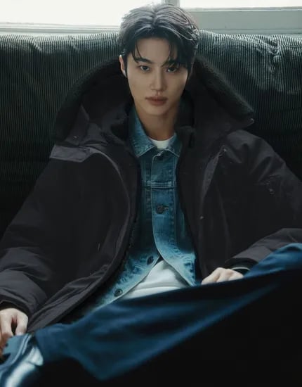 변우석 밀리터리 후드 파카