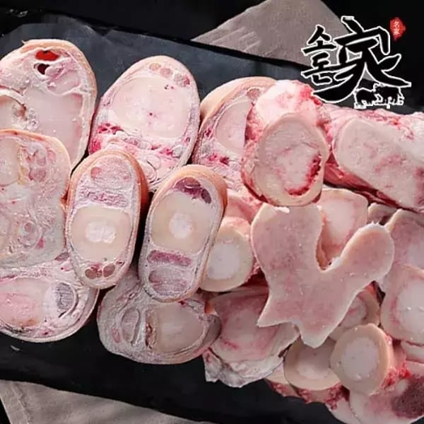 한우 우족 2kg 사골 2kg 총 4kg