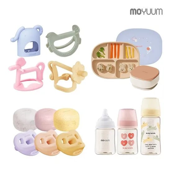 모윰 실리콘 이유식 큐브 30ml 6구 3개+1개