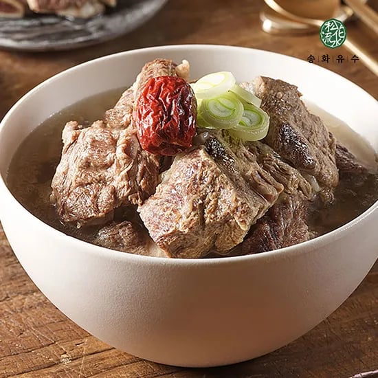 송화유수 뼈없는 순살 갈비탕 700g x 3팩
