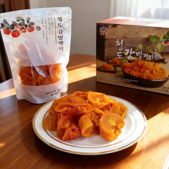 청도 씨없는 감말랭이 100g 3봉
