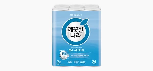 깨끗한나라 순수 시그니처 27m 24롤