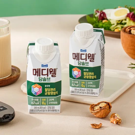 메디웰 당솔브 당뇨식 호두맛 200ml 18팩