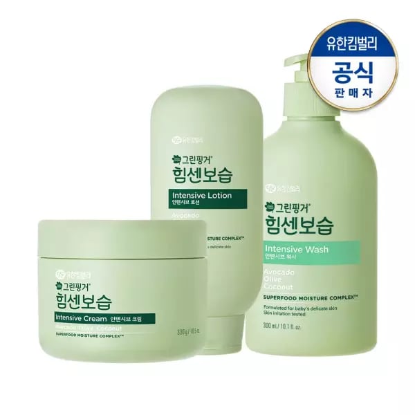 그린핑거 힘센보습 인텐시브 워시 로션 크림 보습3종 26,620원