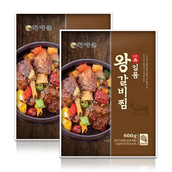 황장군 왕갈비찜 600g 7팩