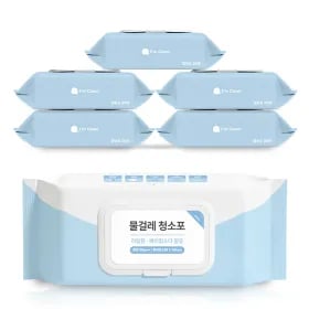 물걸레청소포 엠보싱 특대형 30매 6입