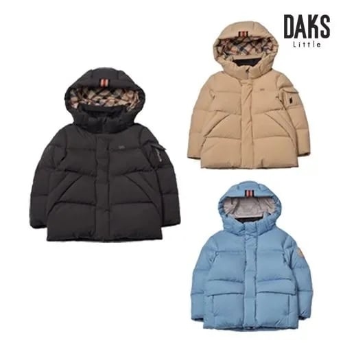 닥스키즈 숏다운점퍼 베이지