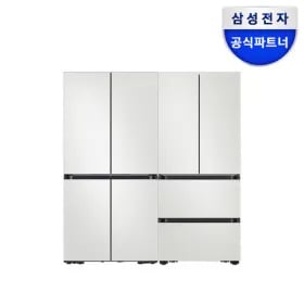삼성 비스포크 4도어 냉장고 김치냉장고 키친핏