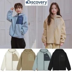 디스커버리키즈 자카드 미드레이어 자켓