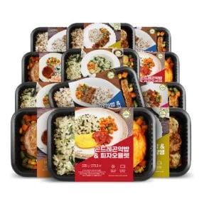 건강 식단 도시락 6종 12팩 33,840