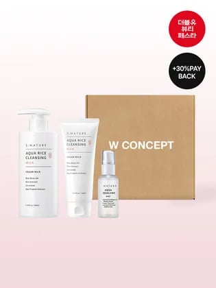에스네이처 아쿠아 라이스 클렌징 밀크 280ml+150ml+미스트 50ml 25,130원
