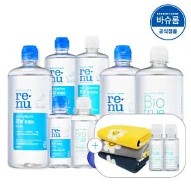 바슈롬 리뉴 후레쉬 500ml 4개 + 120ml + 60ml 2개 + 담요 무배 18,970원