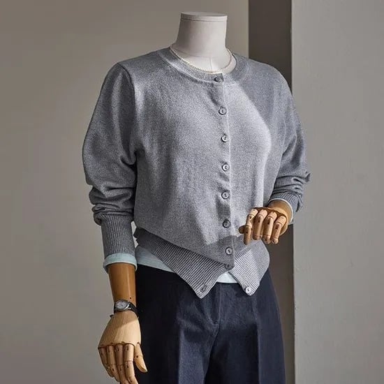 샤이 라운드 펄 가디건 28,830원 무배