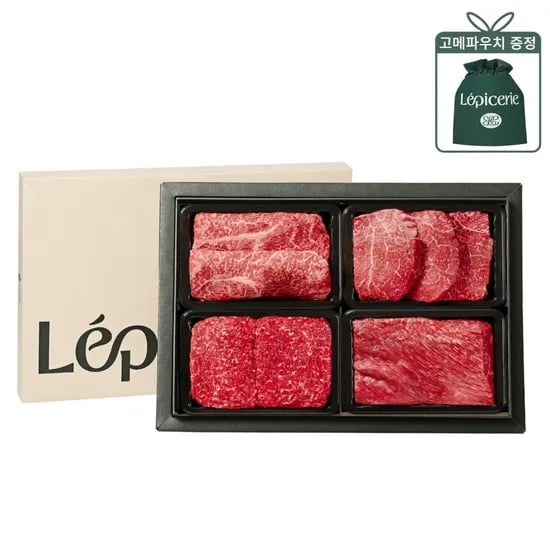 참단한우 1등급 한우실속 19호세트 1.2kg 등안불국 98,600원