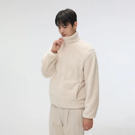 스파오 베이직 퍼플리스 집업 14200원