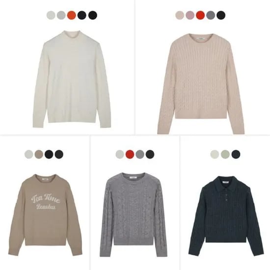 폴햄 여성니트 5종 택1 12,690원 2장이상 무배