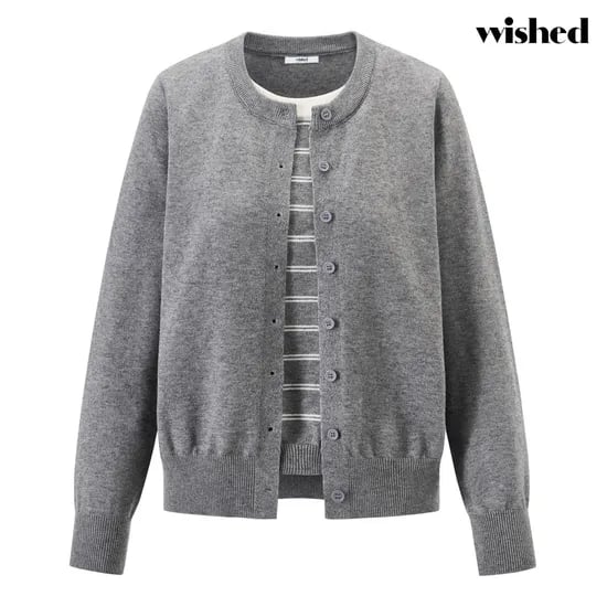 단가라 레이어드 가디건 니트 18,370원