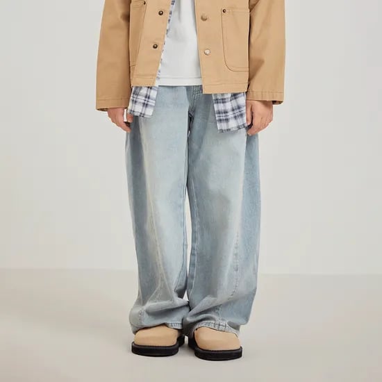 스파오키즈 절개 롱 와이드 데님 38,170원 무배
