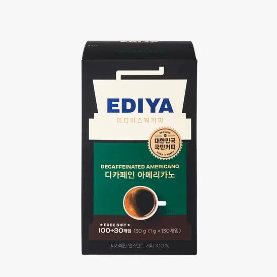 이디야커피 디카페인 아메리카노 130*2개 27,100원 (2.6일만)