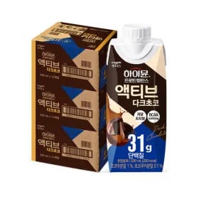 하이뮨 프로틴 밸런스 액티브 다크초코 36개 55,400원