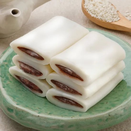 시루조아 굳지않는 흰 앙꼬절편 600g + 600g
