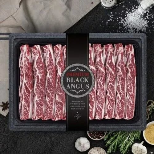 블랙앵거스 LA갈비 2kg 선물세트