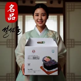 매콤담백 명란김 선물세트 60봉 유클