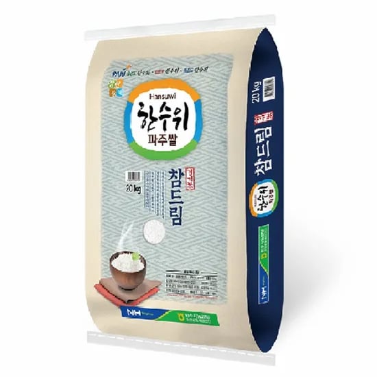 파주농협 참드림 단일품종 20kg 상등급