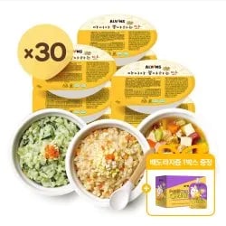 엘빈즈 초중후완료기 이유식 30팩 56,592원