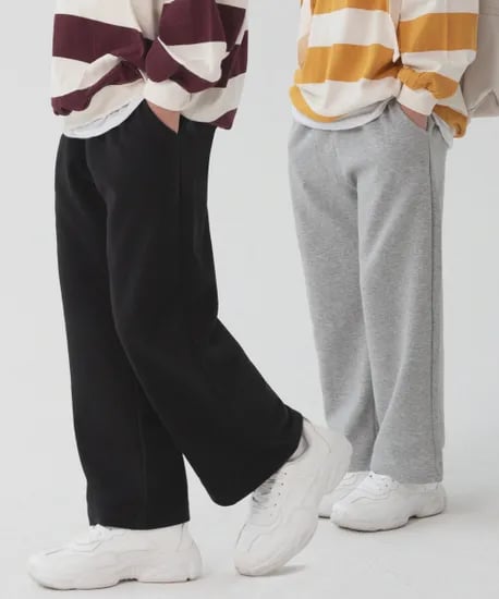 피아네르 키즈 에센셜 세미 와이드 스웨트팬츠 2PACK