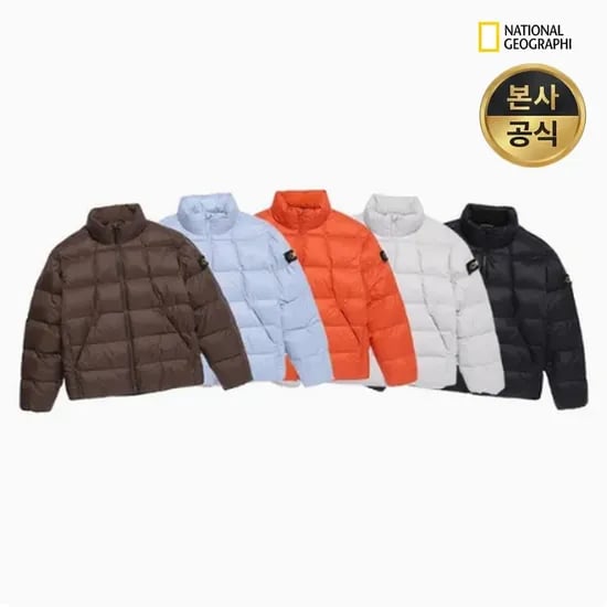 내셔널지오그래픽 오록스 스탠드넥 퀼팅 패딩 점퍼 111,440원
