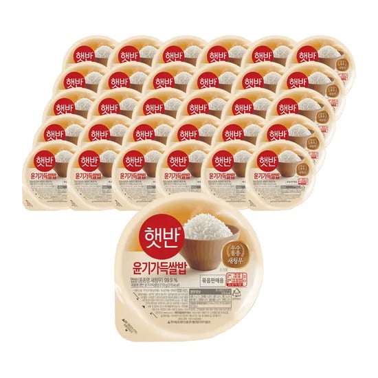 햇반 윤기가득쌀밥 210g 36개 초초핫딜 무배 가격오류??