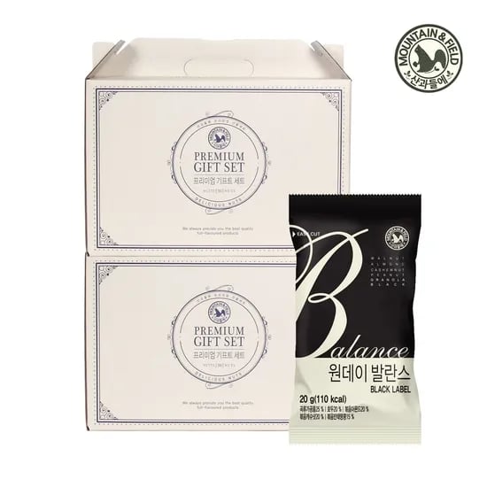 산과들에 하루견과 원데이발란스블랙 선물세트 30봉*2박스28,080원