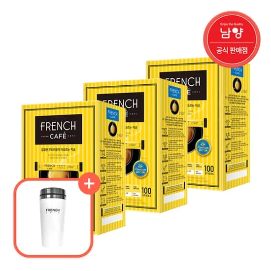 프렌치카페 카페믹스 300T + 프렌치 텀블러 43,620원!