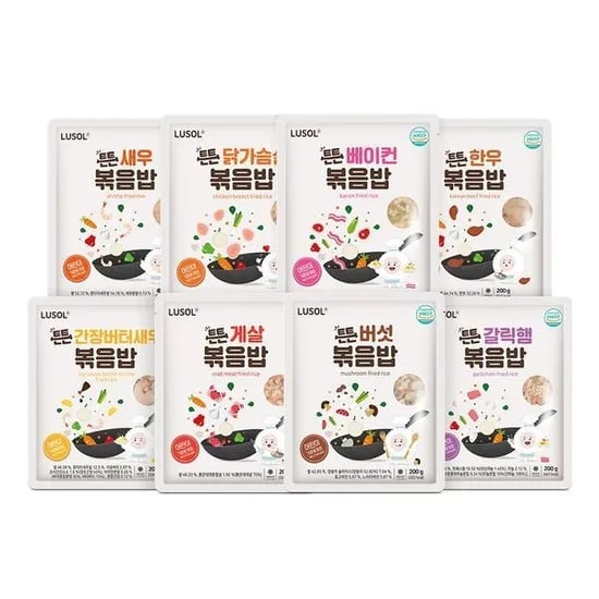 소비기한 임박 루솔 어린이 튼튼볶음밥 4팩 9,300원 무배