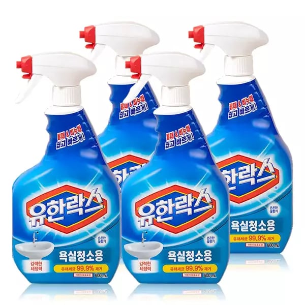 유한락스 욕실청소용 600ml x 8개 16620원