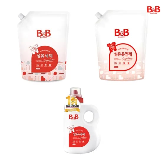 비앤비 리뉴얼 신상 아기 섬유유연제 2.1L×3팩  21,000원 외~